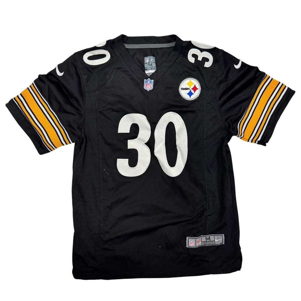 Nike Pittsburgh Steelers James Conner 30 Jersey Youth Medium Black Stitched NFL